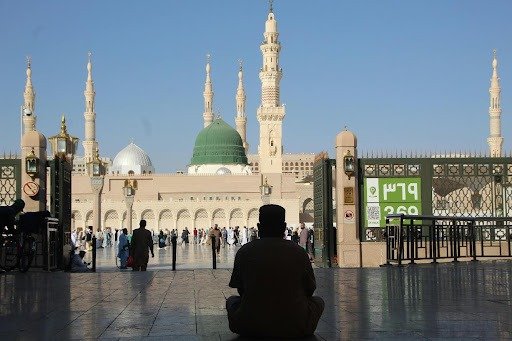 Entrance of the Prophet's Mosque (Masjid an-Nabawi)